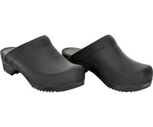 Sanita Damen Offener Clog Wood-Chrissy Open Black