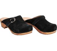 Sanita Damen Offener Clog Wood-Hedi Open Black
