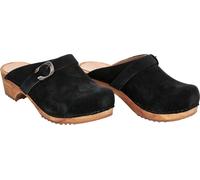 Sanita Damen Offener Clog Wood-Hedi Open Black-39