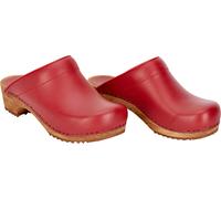 Sanita Damen Offener Clog Wood-Lotte Open Red-42