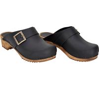 Sanita Damen Offener Clog Wood-Urban Open Black-40