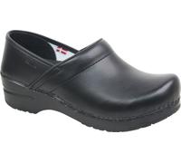 Sanita Geschlossener Clog Original-Prof. Pu Black