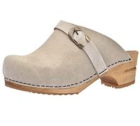 Sanita Hedi Open Clog Beige Größe 39 Damen Schuh Hausschuh Clog aus Echtleder