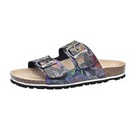 Sanita Ibiza Bio Sandale | Für Damen | Original handgemacht | Extremer Komfort für den ganzen Tag | Microfaser-Sandal | Vegane Wahl | Verstellbarer Rieme | Schwarz | 39 EU