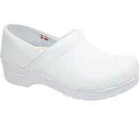 Sanita Offener Clog Original-Prof. Pu White