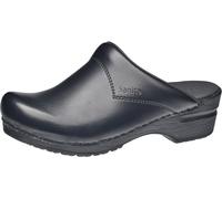 Clog SANITA "Clog offen", Damen, Gr. 48, schwarz, Obermaterial: 50% Rindsleder Leather cow. 50% Lammleder LEL., Schuhe Clog (85228506-48) schwarz