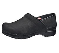 Sanita Original Professional Textured Oil, Herren Clogs, Schwarz (Black 2), 48 EU (13 UK)