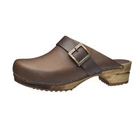 Sanita Urban Open, Damen Clogs, Braun (Antique Brown), 40 EU (6.5 UK)