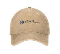 SANNITOU Baseball Cap Herren und Damen Verstellbare Baseballkappe für Alfa Romeo Einheitsgröße Sonnenmütze Basecap mit Auto-Logo,OneSize-OneColor