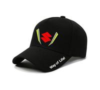 SANNITOU Baseball Cap Herren und Damen Verstellbare Baseballkappe für Suzuki Einheitsgröße Sonnenmütze Basecap mit Auto-Logo,OneSize-A