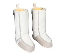 Sanofell by Werner Christ Lammfellstiefel SALINAS - Natur, Gr. 45-47 - Bett- & Hausschuhe mit rutschfester Sohle, medizinisches Lammfell, mit Reißverschluss, maschinenwaschbar, Dekubitusprophylaxe