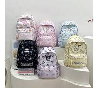 Sanrio 2025 Hello Kitty Rucksack, großes Fassungsvermögen, leicht, Schüler Tasche, ergonomisches Design, Haltungsunterstützung, süß für Grundschüler u