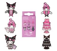 Sanrio by Loungefly Ansteck-Pins Blind Box My Melody and Kuromi Pink and Black Sortiment (12)