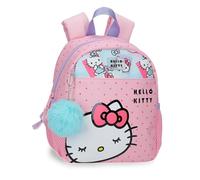 Sanrio Hello Kitty Bows Kinderrucksack, PVC, 19 x 26 x 10 cm, Rosa