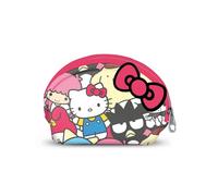 Sanrio Hello Kitty Friends-Casual Oval Geldbörse, Mehrfarbig, 12 x 9 cm