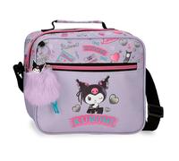 Sanrio Kuromi Retropop Adaptierbare Tasche mit Schulterriemen, Polyester, 23 x 20 x 9 cm, Violett