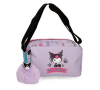 Sanrio Kuromi Retropop Schultertasche Violett 19,5x11,5x7. 5 cm Polyester