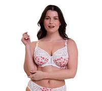 Sans Complexe Damen Amelie Print 70aag76 Full Coverage Bra, Floral Print White & Red, 75D EU