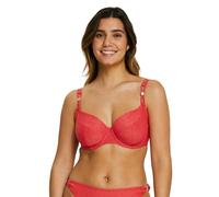 SANS COMPLEXE Damen Bask Bliss Badeanzug Mit Verstärkung, Sich In Glückseligkeit, Red Mohn, 90 ° C A, Poppy Red, 75C EU