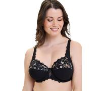 Sans Complexe Damen Push Up COTON D'ARUM Schalen, Spitze, Schwarz, 95D (Herstellergröße: EU: 80D)