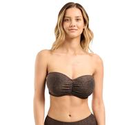 Sans Complexe Damen Reflet Bikinioberteil, Bandeau-Bügel, abnehmbare Träger, Schwarz, 75E