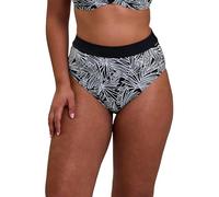 SANS COMPLEXE Damen Seychelles Bikini Bottoms, Graphic Palm Tree Print, 36-38 EU