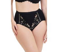 Sans Complexe Damen Slip COTON D'ARUM, Spitze, Schwarz, 40 (Herstellergröße: 42/44)