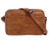 Sansibar Umhängetasche, (1 tlg.), echt Leder B/H: 22 cm x 16 onesize braun Damen Umhängetasche Handtaschen Taschen B/H: 22 cm x 16 cm onesize cognac
