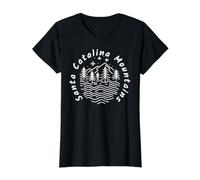 Santa Catalina Berge Arizona Preisgünstiges Grafik-T-Shirt, Damen, Schwarz, XS