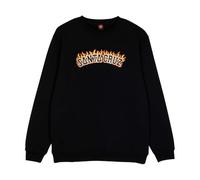 Santa Cruz Burnt Collegiate Sweatpulli Herren Sweater schwarz XXL