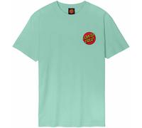 Santa Cruz Herren Classic Dot Chest T-Shirt (Größe S, tuerkis)