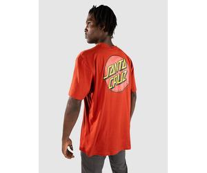 Santa Cruz Classic Dot Chest T-Shirt dark rust Herren Gr. S