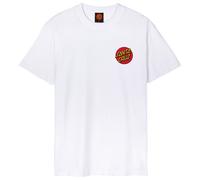 Santa Cruz - Classic Dot Chest - T-Shirt, Gr. M, weiß (White)