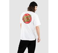 Santa Cruz - Classic Dot Chest - T-Shirt, Gr. S, weiß (White)