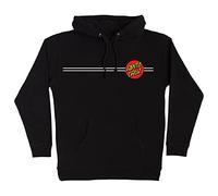 SANTA CRUZ Classic Dot P/O Kapuzen-Sweatshirt, schwer, Schwarz, Größe L