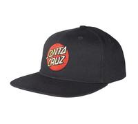 Santa Cruz Classic Dot Herren Snapback schwarz One Size
