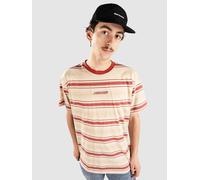 Santa Cruz Classic Strip Haze T-Shirt blond wood stripe Herren Gr. L