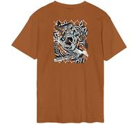 Santa Cruz Damaged Hand Herren T-Shirts braun Größe L Hautfreundlich