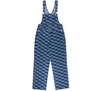 Santa Cruz Damen Hose Classic Label Dungarees SCW-P1879 Blue Wave Check-14