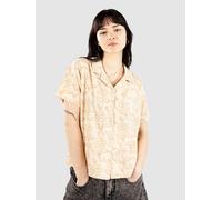 Santa Cruz Delfino Flower Hemd blond wood Damen Gr. 10