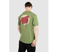 Santa Cruz Delfino Spotlight Dot T-Shirt dill green Herren Gr. M