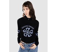 Santa Cruz Flower Knit Track Strickpullover black wash Damen Gr. 10
