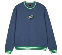 Santa Cruz - Global Oval Dot Front Crew - Pullover, Gr. S, blau (HeritageBlue)