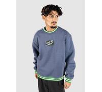Santa Cruz Global Oval Dot Front Crew Sweater heritage blue Herren Gr. XL