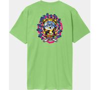 Santa Cruz Grabke All Around Stack T-Shirt SCM-T3383 Lime-L