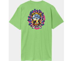 Santa Cruz Grabke All Around Stack T-Shirt SCM-T3383 Lime-S