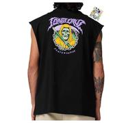 SANTA CRUZ Guzman Dot Tank Tanktop Skateboard ärmelloses T-Shirt Schwarz Herren Original, Schwarz , Large