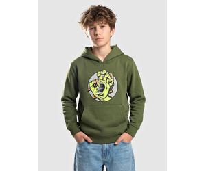 Santa Cruz Hand Dot Front Kids Hoodie dark moss Jungen Gr. L