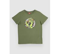 Santa Cruz Hand Dot Front Kids T-Shirt dark moss Jungen Gr. L
