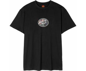 Santa Cruz Herren Collage Oval Dot T-Shirt (Größe L, schwarz)